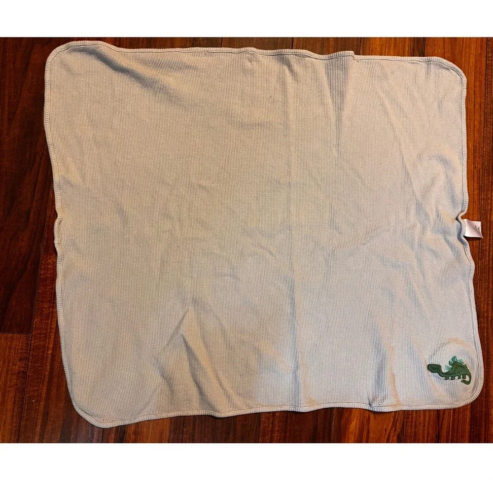 Dinosaur Thermal Baby Blanket Lullaby Brand READ CONDITION RARE 100% Cotton 2020